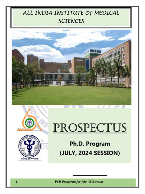 Prospectus for PHD Admission july 2024 FINAL English